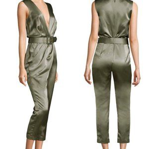 NWT MISHA Kaela‎ Pant Jumpsuit in Khaki Sz 10